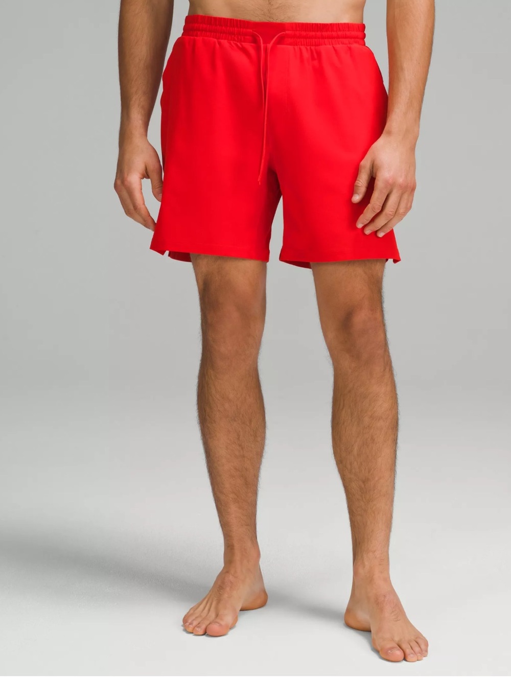 Lululemon Athletica Men's Pool Short 7" *Lined True Red L excellent condition - Picture 6 of 12